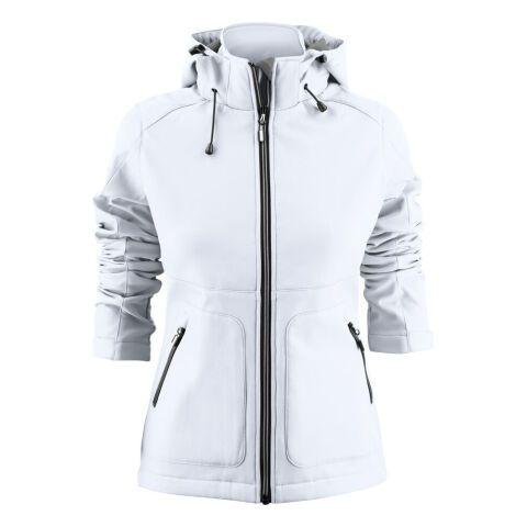 PRINTER KARTING VESTE SOFTSHELL FEMMES BLANC - TAILLE XS
