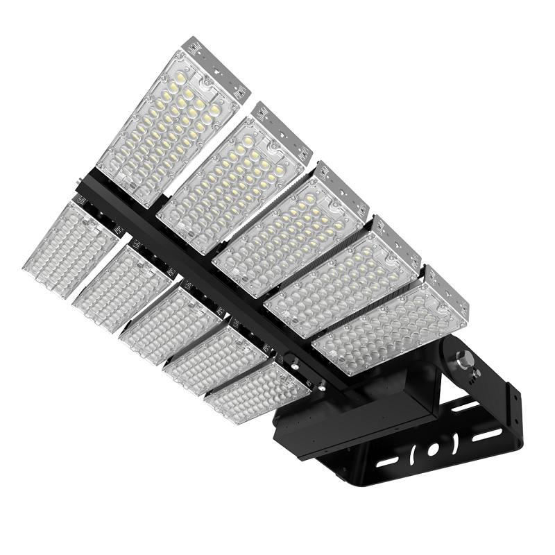 Projecteur LED sportif haute puissance - multidirectionnel 1200W - idéal pour terrains de sport, routes, mines et plateformes pétrolières_0