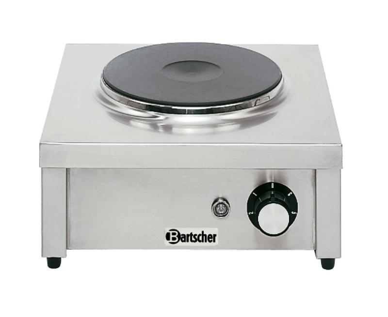 Réchaud électrique BARTSCHER 1K2000 - Acier inoxydable 18/10 - 2 kW - Plaque Ø 220 mm_0