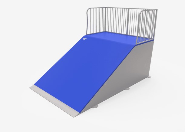 Rampe skate - Smooth Bank JSK9007-K - module de skatepark_0