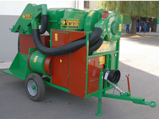 Récolteuse traînée à aspiration Cinima - FACMA S.R.L - moteur 22 à 60 kW - capacité 100 à 2500 kg/h_0