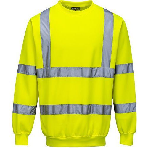 SWEATSHIRT HAUTE VISIBILITÉ CLASSE 3 B303 JAUNE L - PORTWEST