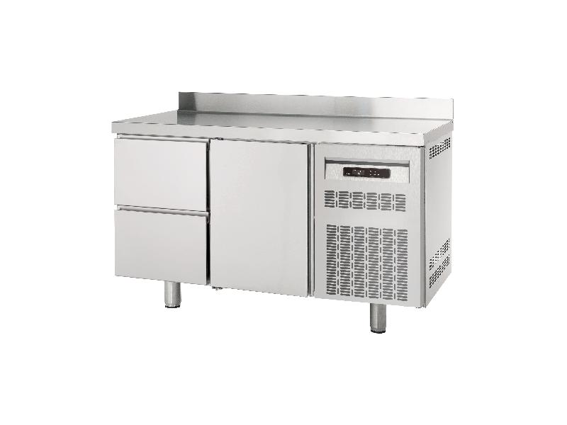 TABLE RÉFRIGÉRÉE PROFI 1/2 SUPERIOR AVEC DOSSERET - GN 1/1