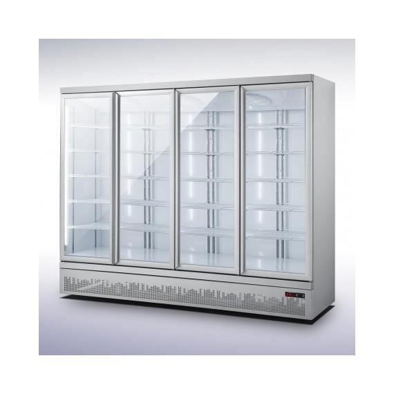 Vitrine réfrigérée 4 portes - Capacité 2025L - Refroidissement statique avec ventilateur - Réf. DMF-7455.2210_0
