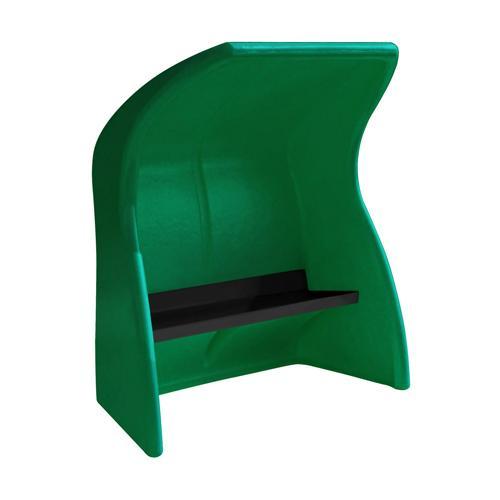 ABRI DE TOUCHE MONOBLOC VERT - ASSISE BANC