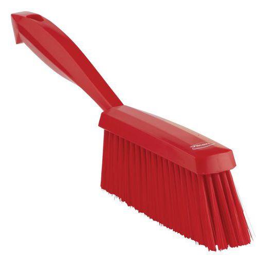 BALAYETTE 330 MM FIBRES SOUPLES ROUGE MANCHE ERGONOMIQUE - VIKAN