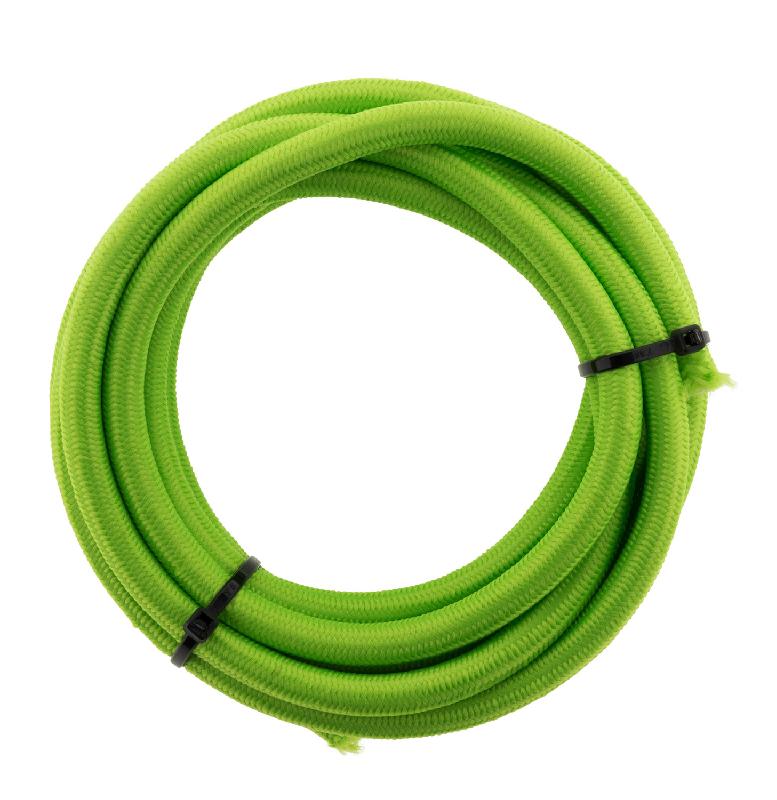 Câble textile 3G1 vert - longueur 3m - section 3G1mm² - puissance max 3680W - certifié CE - marque Elexity_0