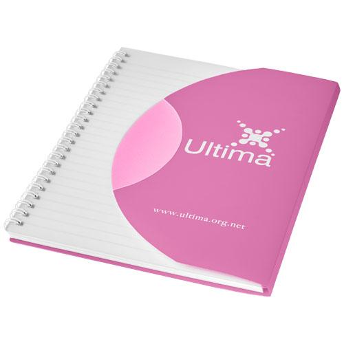 Cahier Curve A5 - Couverture incurvée en polypropylène - 25, 50 ou 100 feuilles vierges 80g/m²_0