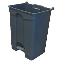 CAMBRO - WBFC68LBASE-180 - Collecteur 68L à pédale et roulettes arrières - 63,5 x 47,6 x 38,1 cm - Gris - gris plastique WBFC68LBASE-180_0