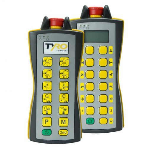 Cetus - Télécommande radio industrielle Tyro Remotes - 10 à 24 voies - Boutons à double vitesse et API programmable_0