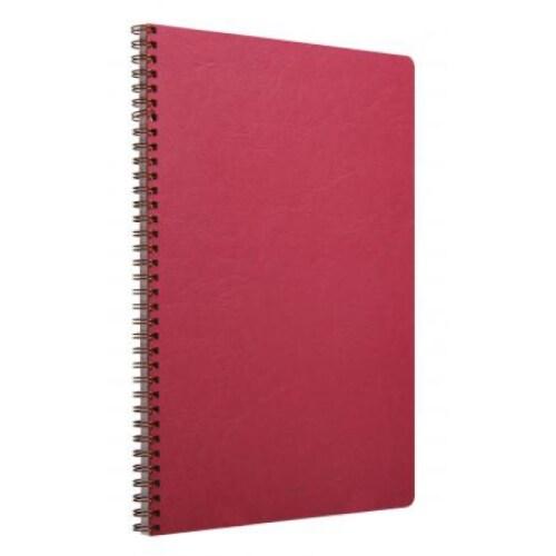 Clairefontaine Lot de 5 Cahier Age Bag A4, 100p./50 feuilles 90 g/m² reliure intégrale, couv. Coloris rouge, ligné + marge - 3329687814524_0