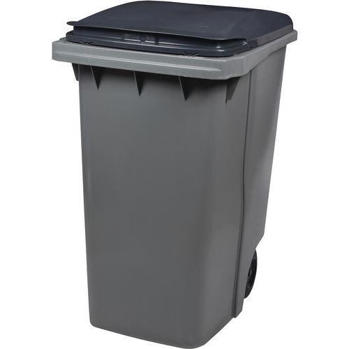 CONTENEUR KOROK 2 ROUES - 340L - SANS BARRE - GRIS / GRIS - ROSSIGNOL PRO