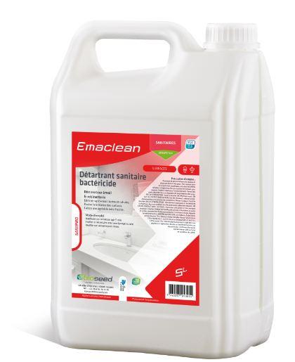 Detartrant bactericide - emaclean  non parfume -   5l - d006_0