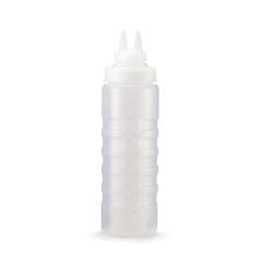Distributeur à Sauce à Pression Double Transparent - Pujadas - Transparent - l- L- P- h18.4- Polyéthylène - transparent plastique 8421661887595_0