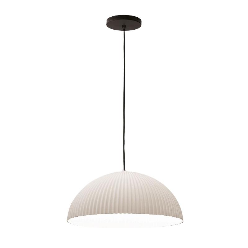 Fabas Luce Suspension Carola Ø360 Mm E27 10 W, Structure En Métal Et Plastique D'Origine Végétale, Blanc, Ip20, Classe 1 - Carola Design - blanc 8_0