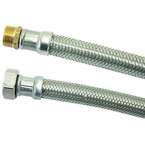 Flexible sanitaire tresse inox - 50cm - 1/2 mf_0