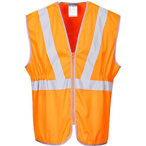 GILET HAUTE-VISIBILITÉ LONG RIS RT20 ORANGE XXXL - PORTWEST