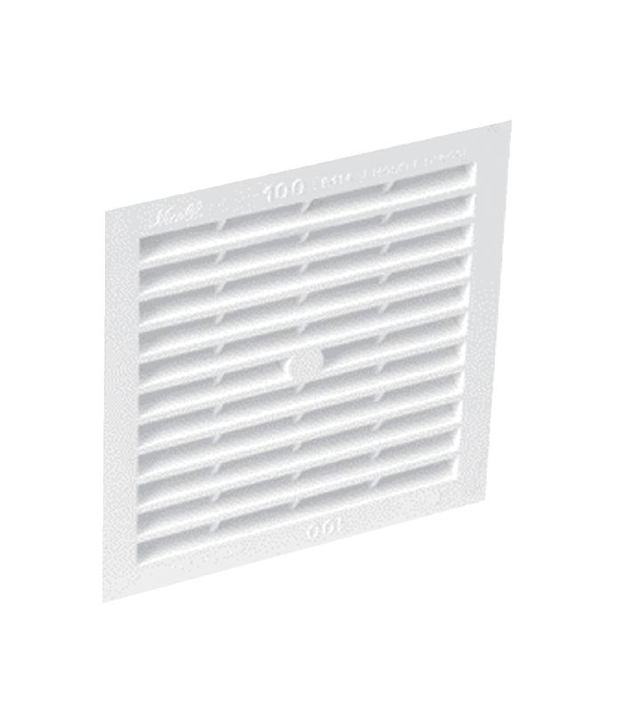 Grille de ventilation en applique 150cm² carrée 156x156mm - NICOLL - 1b164 - 408813_0