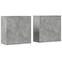 Helloshop26 - Buffet bahut commode armoire meuble de rangement organisateur cuisine salle de séjour salons lot de 2 79 x 38 x 80 cm 02_0036869 - 3000_0