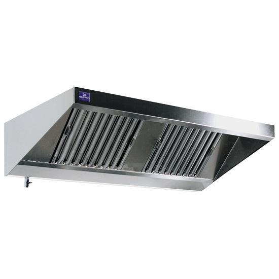 Hotte murale snack avec éclairage 1000x1100 mm - PCS1110_0