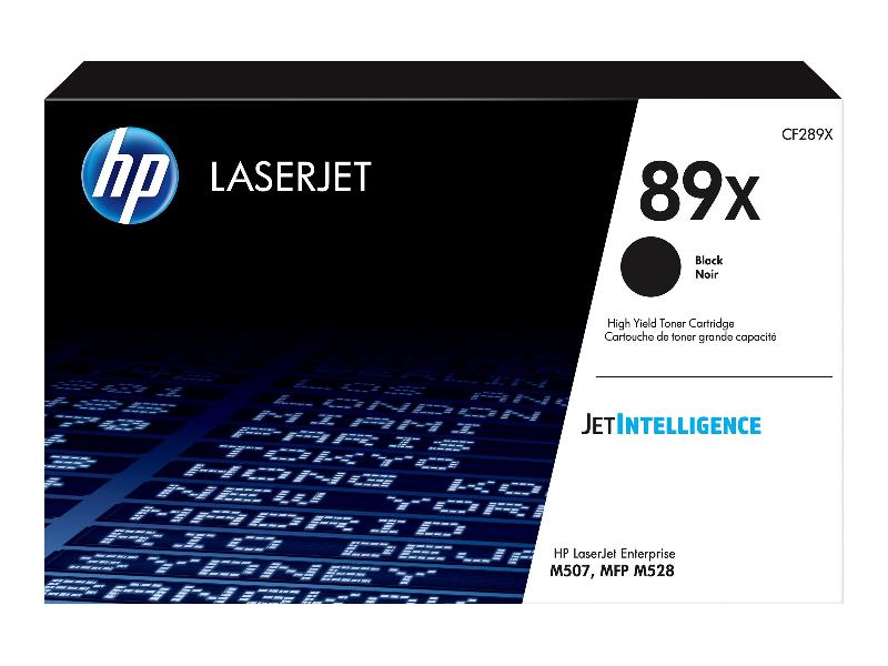 HP 89X - HAUTE CAPACITÉ - NOIR - ORIGINAL - LASERJET - CARTOUCHE DE TONER (CF289X)