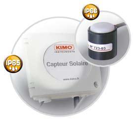 CAPTEUR DE RAYONNEMENT SOLAIRE GLOBAL, 1500W/M2, SORTIE 4-20MA - KIMCR110-PN