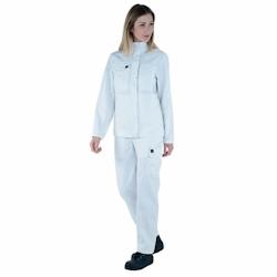 Lafont - Pantalon de travail pour femmes JADE Blanc Taille L - L blanc 3609705776684_0