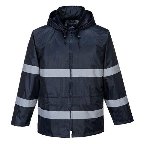 LOT DE 2 - PORTWEST F440 VESTE DE PLUIE IONA CLASSIC MARINE - TAILLE S