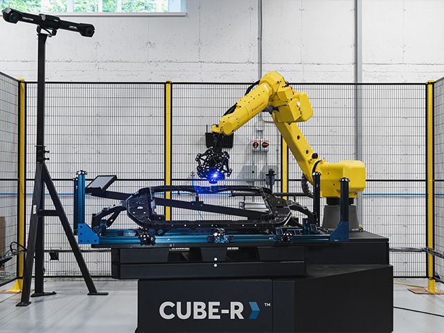 Machine de numérisation 3D automatisée équipé d'un scanner optique 3D: CUBE-R_0