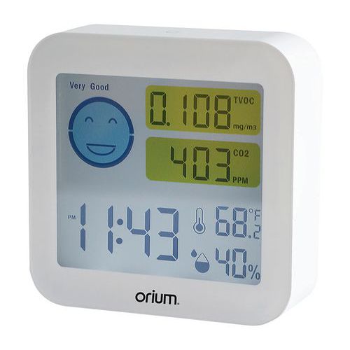 MESUREUR QUALITÉ AIR INTÉRIEUR ET INDICATION CO2 QUAELIS 20