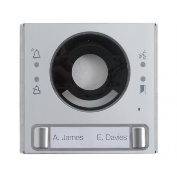 MTMFV2P - FAÇADE POUR MODULE VIDÉO AVEC BOUTON DOUBLE CAME 62030050