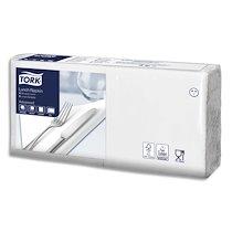 PAQUET DE 200 SERVIETTES LUNCHNAP BLANCHES 2 PLIS - FORMAT : 33 X 33 CM - LOT DE 3