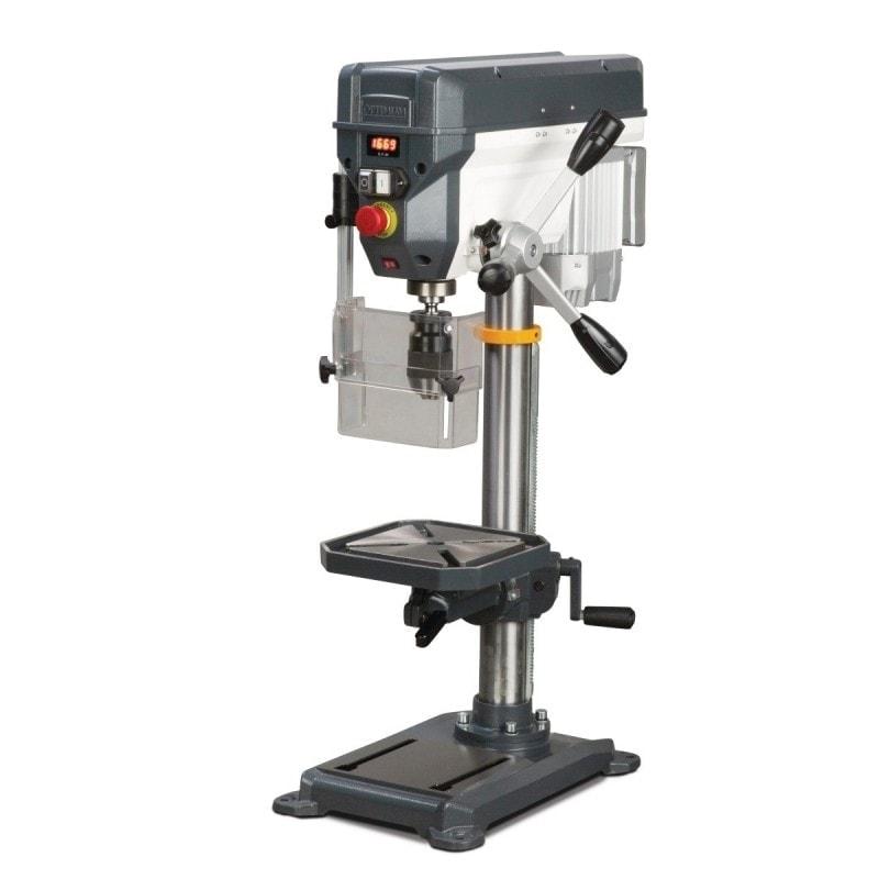 Perceuse d'établi Optimum DQ 20V - Variateur de vitesse continu - Table inclinable ±45°_0