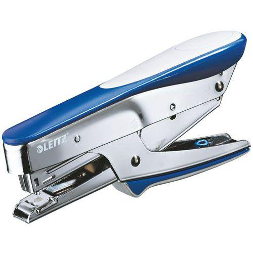 PINCE-AGRAFEUSE EN BOÎTE - BLEU FONCÉ MÉTALLIQUE - 15 FEUILLES - LEITZ