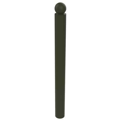 POTELET BOOPI TÊTE BOULE MÉTAL HTR 1 M Ø 102 MM - OLIVE 6003 - BUTON DESIGN