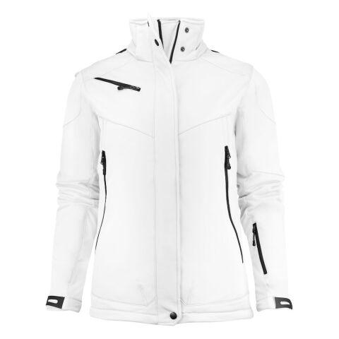 PRINTER SKELETON VESTE SOFTSHELL FEMMES BLANC - TAILLE S