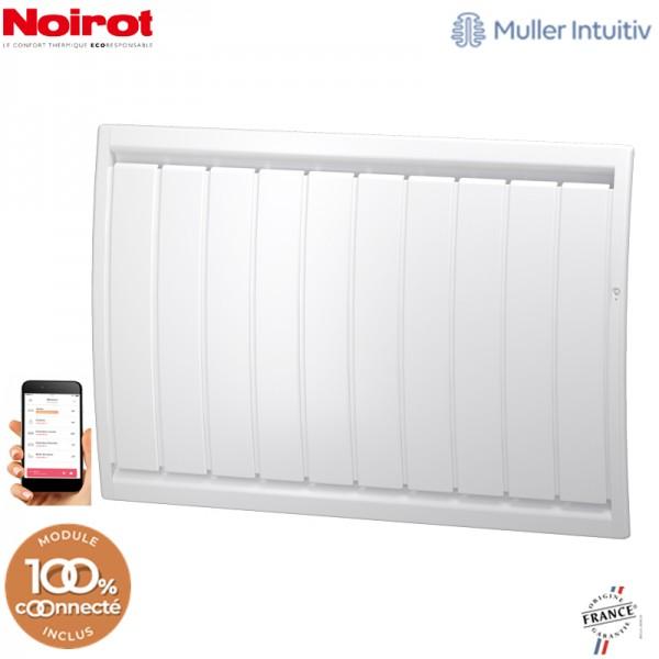 RADIATEUR FONTE NOIROT CALIDOO 2000W HORIZONTAL BLANC CONNECTÉ NEN3017SEEC
