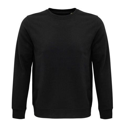 SWEAT PERSONNALISABLE COTON ORGANIQUE BIO NOIR