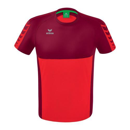 T-SHIRT - ERIMA - SIX WINGS ROUGE/BORDEAUX