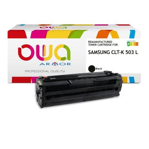 TONER REMANUFACTURÉ OWA - HAUTE CAPACITÉ - NOIR - POUR SAMSUNG CLT-K503L/ELS - TONER COMPATIBLE