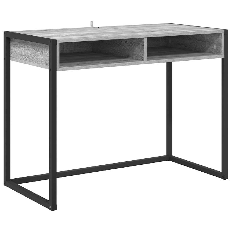 VidaXL Bureau Gris Sonoma 100 x 50 x 75 cm Bois d'ingénierie Modèle Orion Concept - 886477_0