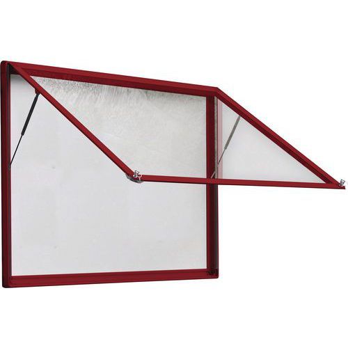 VITRINE D'AFFICHAGE EXTÉRIEURE PORTE LEVANTE PLEXIGLAS 101 X 137 CM 3011 - PLANORGA