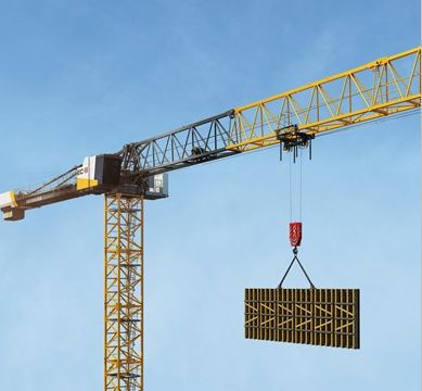 340 ec-b 12 grue à tour - liebher - capacité de levage max. 12 000 kg - portée max. 78,00 m_0