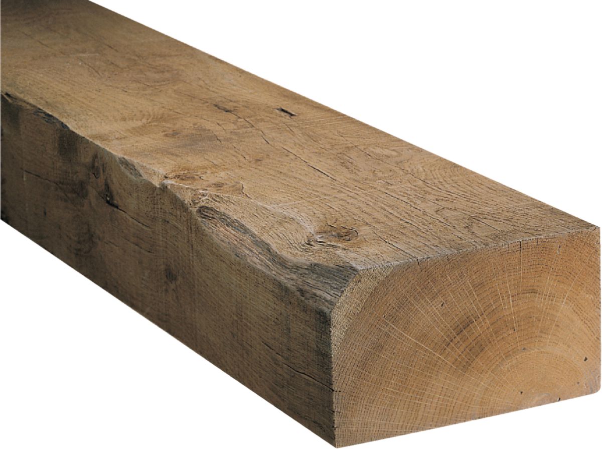 6489587 - Traverse paysagère en chêne brut 120x200x2600mm - 2 arêtes vives minimum - Fabrication française_0
