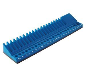 68221 - Râtelier magnétique pour rangement de 43 outils en métal - embouts automobiles à tige de 10 mm - laser_0