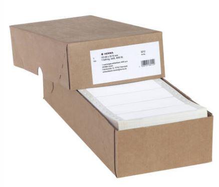 Étiquette informatique en continu, 81,28 x 35,7 mm - Référence 8242 - 4 rangées - 16000 étiquettes_0