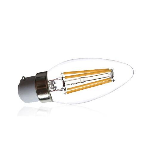 Ampoule LED FIL COB Flamme B22 - 4W - 2700°K - Claire_0