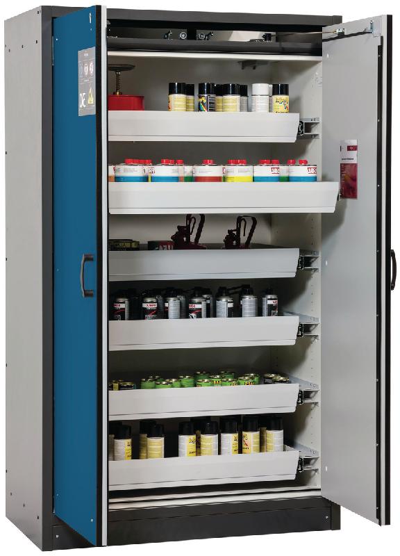 ARMOIRE SÉCURITÉ Q-CLASSIC-30 Q30.195.116 GRIS/BLEU - MANUTAN COLLECTIVITÉS