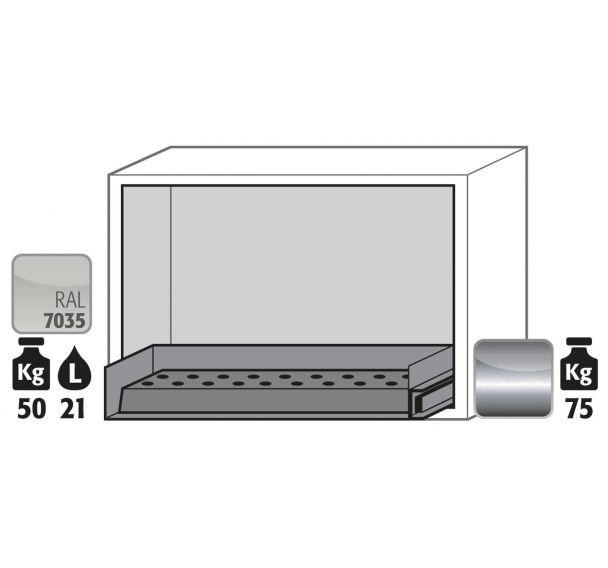 ARMOIRE SÉCURITÉ S. PAILLASSE UB-S-90 UB90.060.089.UL.S GRIS - MANUTAN COLLECTIVITÉS