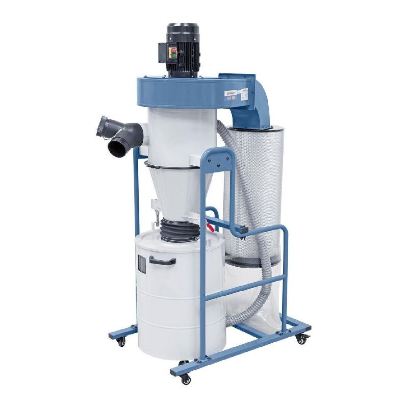 Aspirateur cyclone industriel à copeaux Bernardo RLA 1900 - double filtration et aspiration polyvalente_0